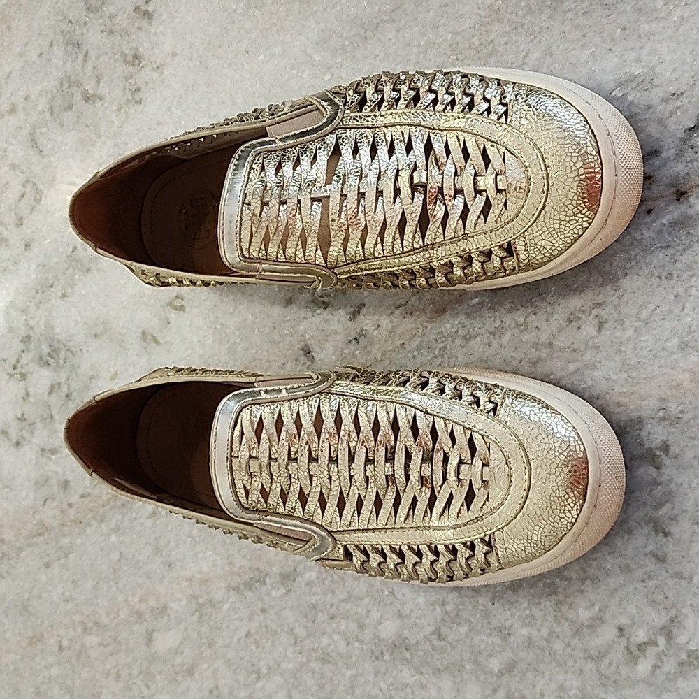Tory Burch Haurache sz 9 Gold